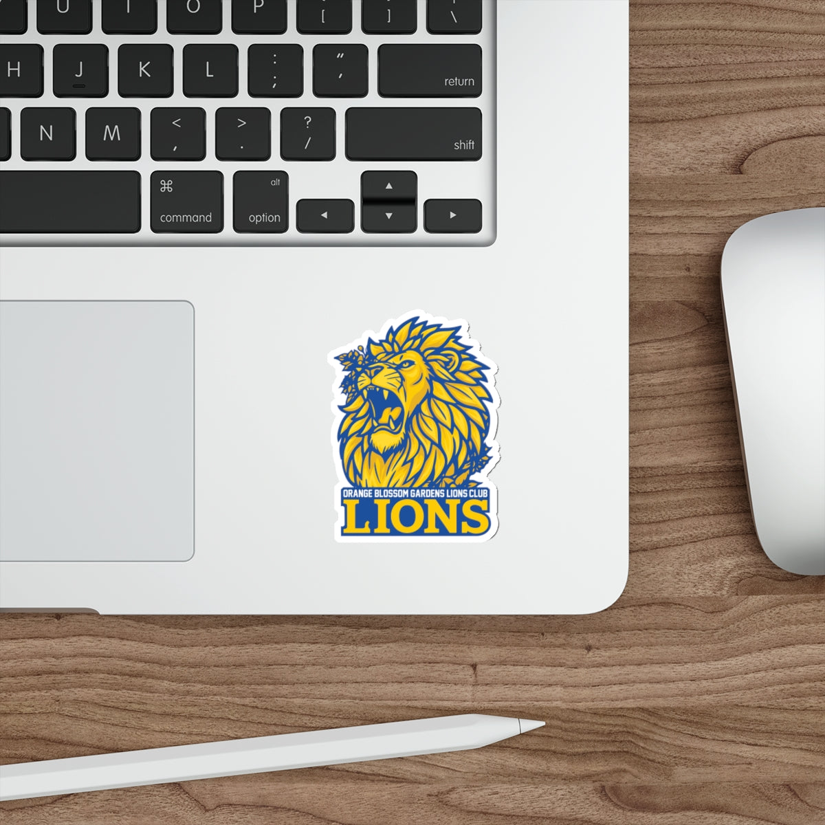Lions Club Die-Cut Sticker