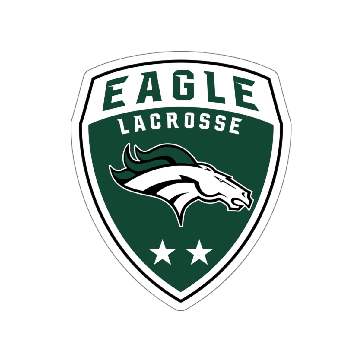 EHS Lacrosse Die-Cut Stickers