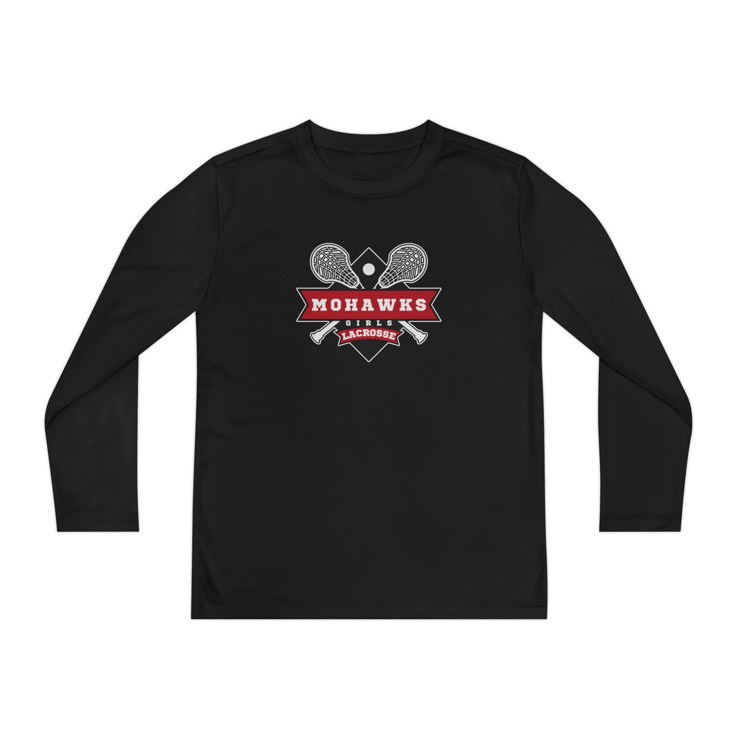 Youth Morgantown Lacrosse Sport-Tek Performance Long Sleeve