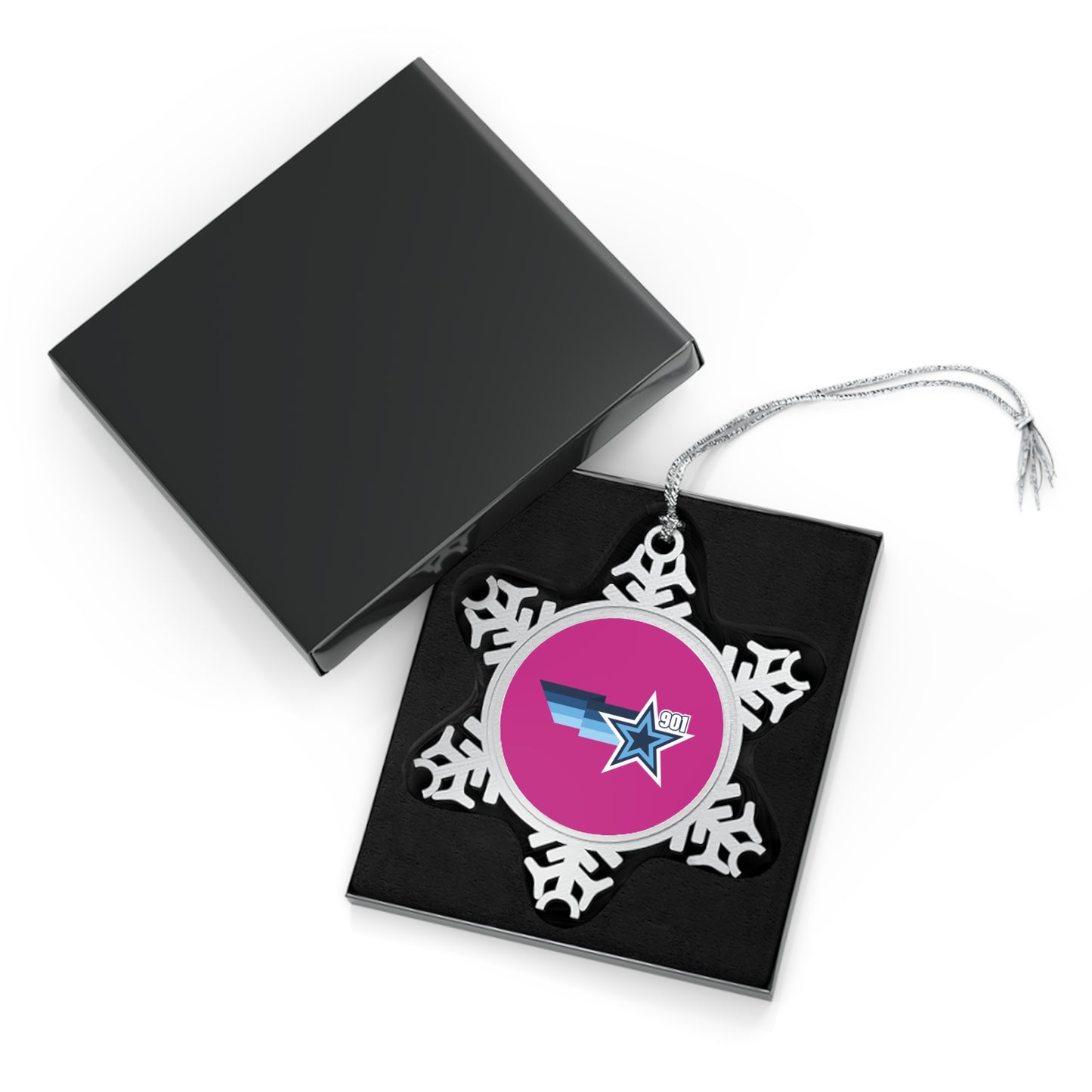 Stars 901 Pewter Snowflake Ornament