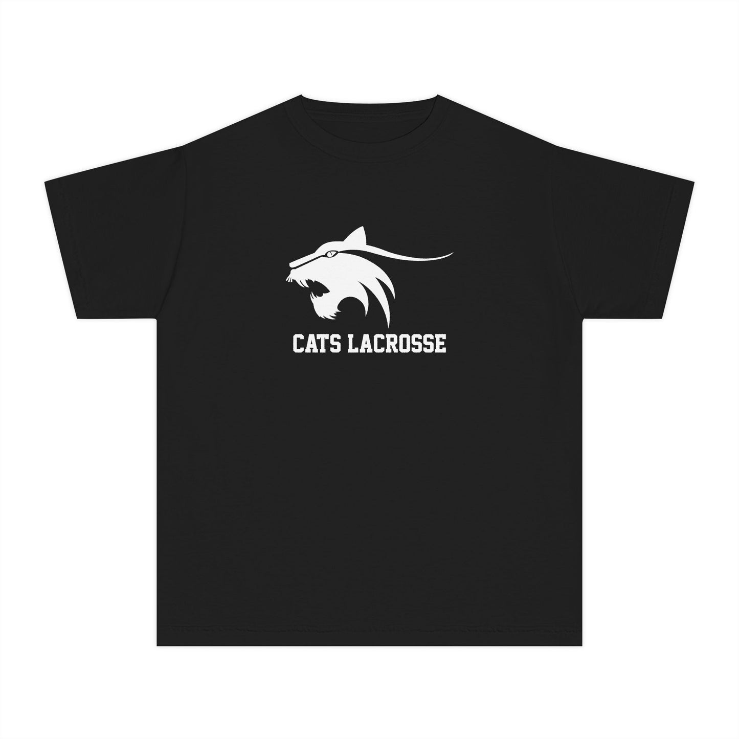 Youth Springdale Wildcats Lacrosse Comfort Colors Garment Dyed T-Shirt