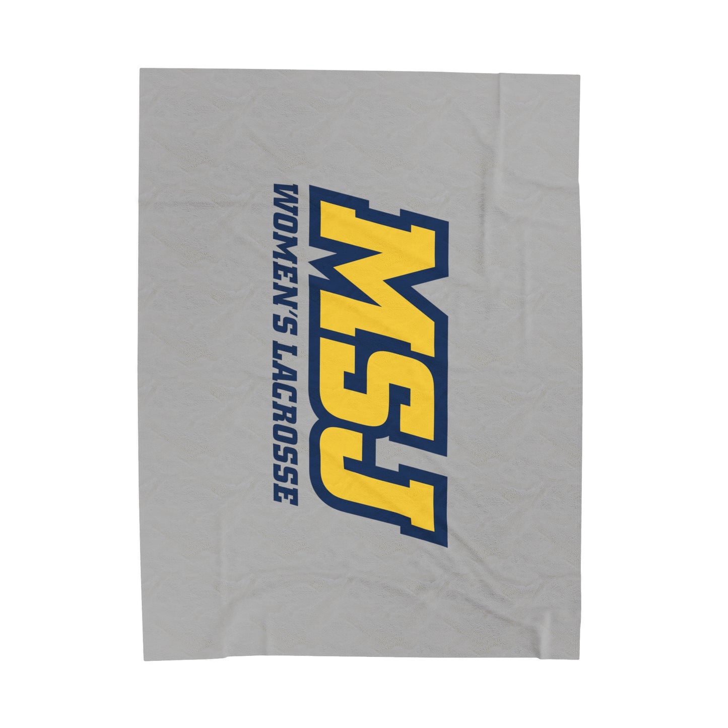 MSJ Lacrosse Velveteen Plush Blanket (60" x 80")