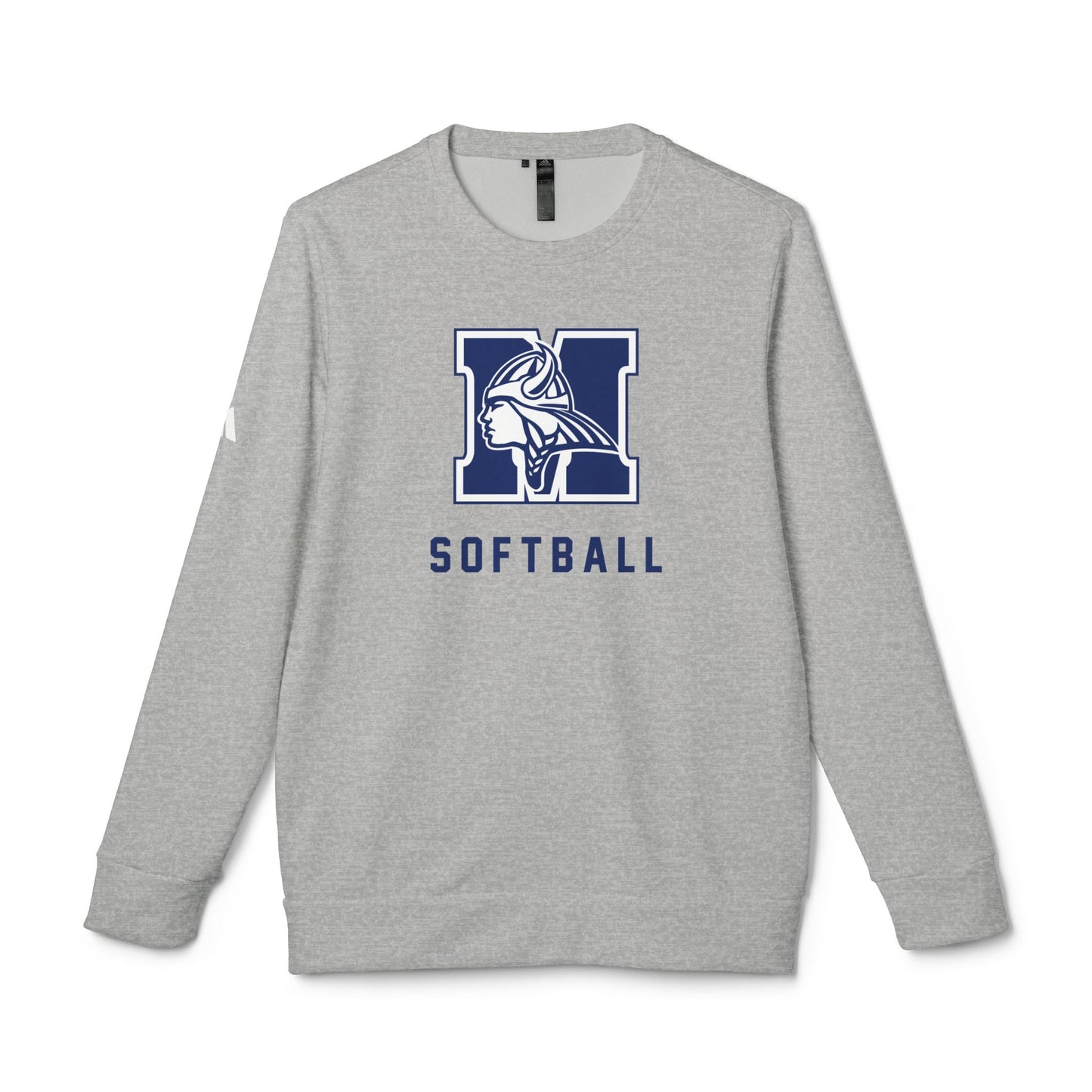 Adult Maclay Softball Adidas Fleece Crewneck Sweatshirt
