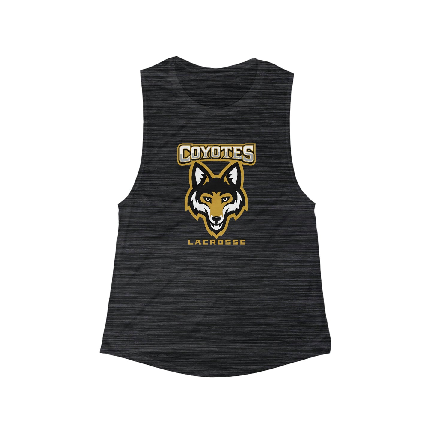Women's Coyotes Lacrosse Bella + Canvas Flowy Scoop Sport Tank