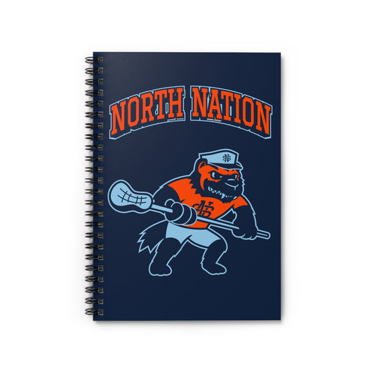 North Stafford Lacrosse Spiral Notebook - Ruled Line (8" x 6")