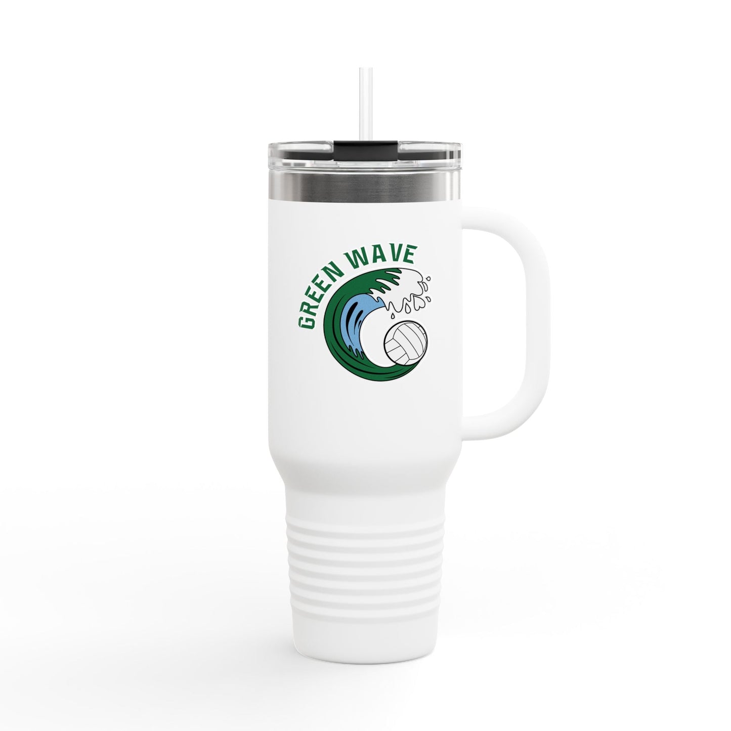 Green Wave Insulated Travel Mug (40 oz)