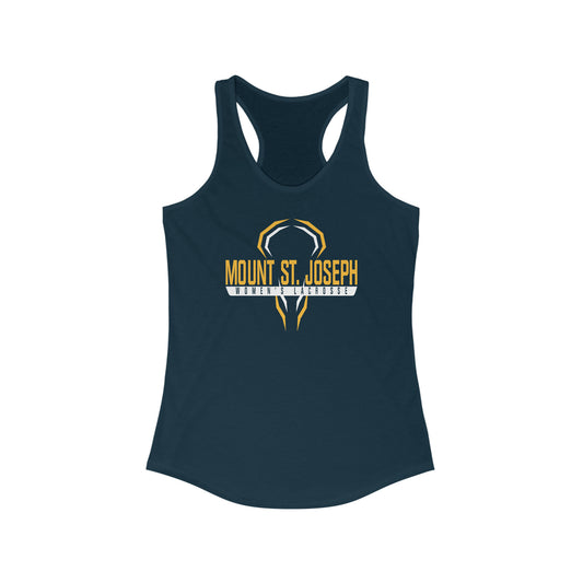 Women's MSJ Lacrosse Next Level Racerback Tank