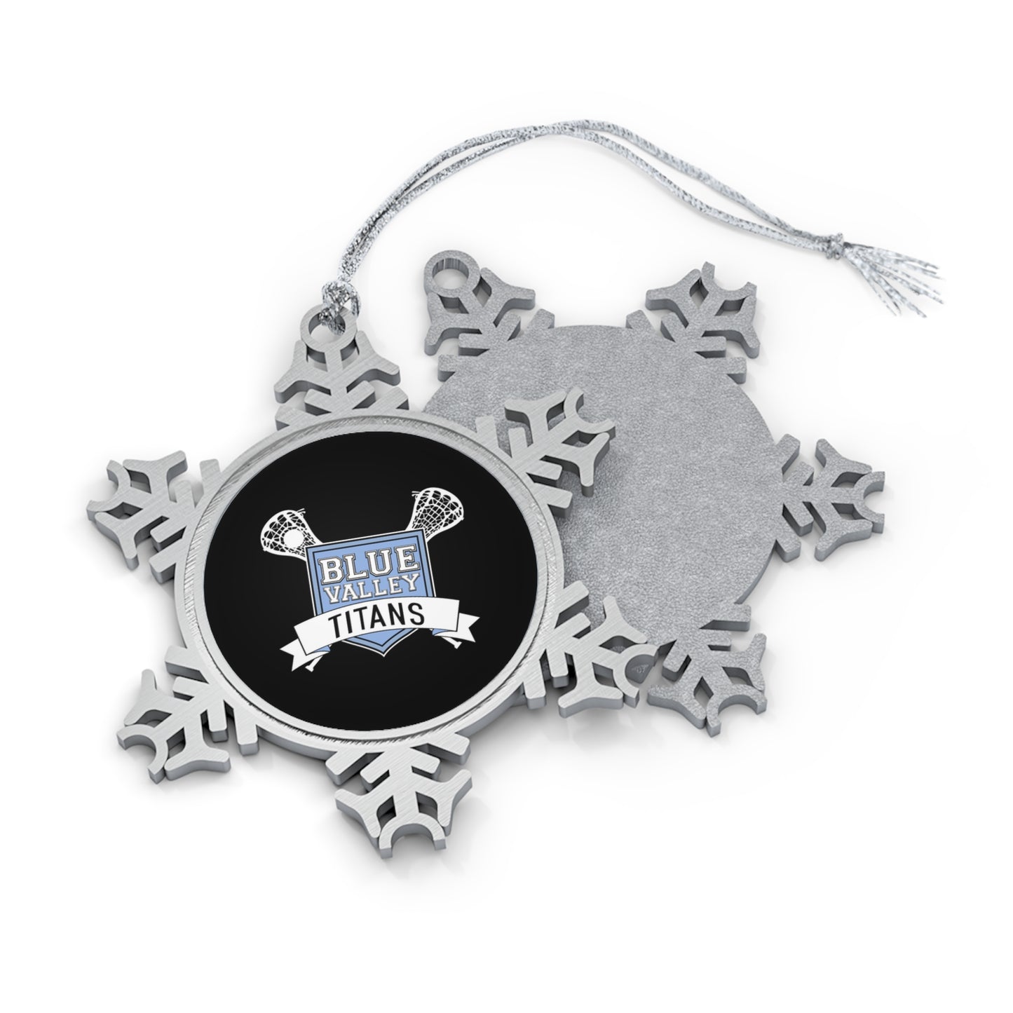 BV Titans Pewter Snowflake Ornament