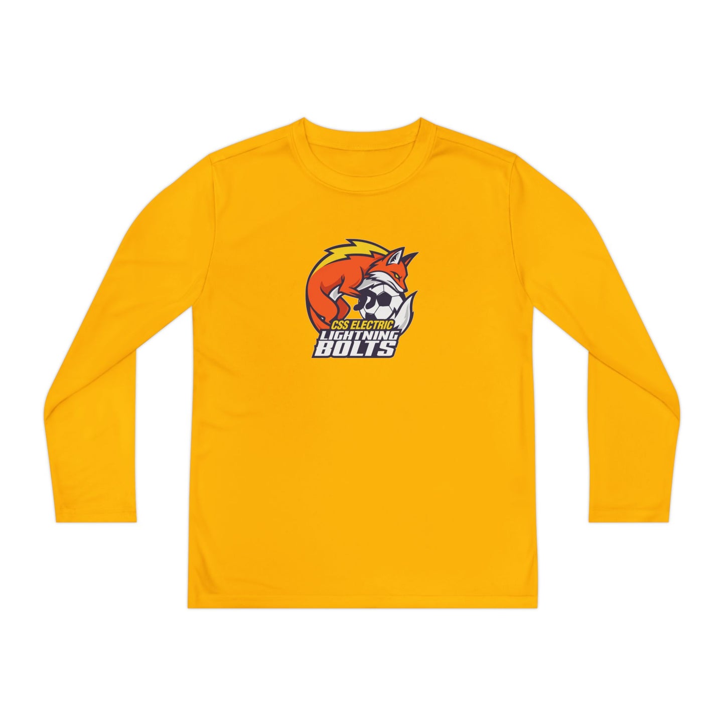 Youth Lightning Bolts Sport-Tek Performance Long Sleeve Shirt