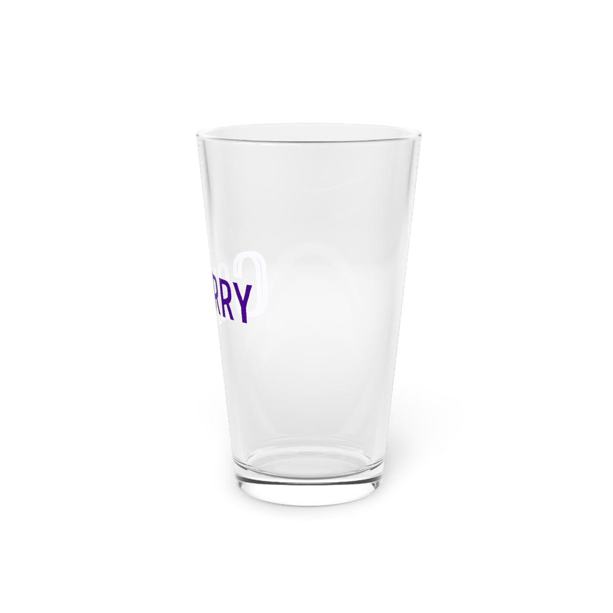 Curry College Golf  Pint Glass - 16oz