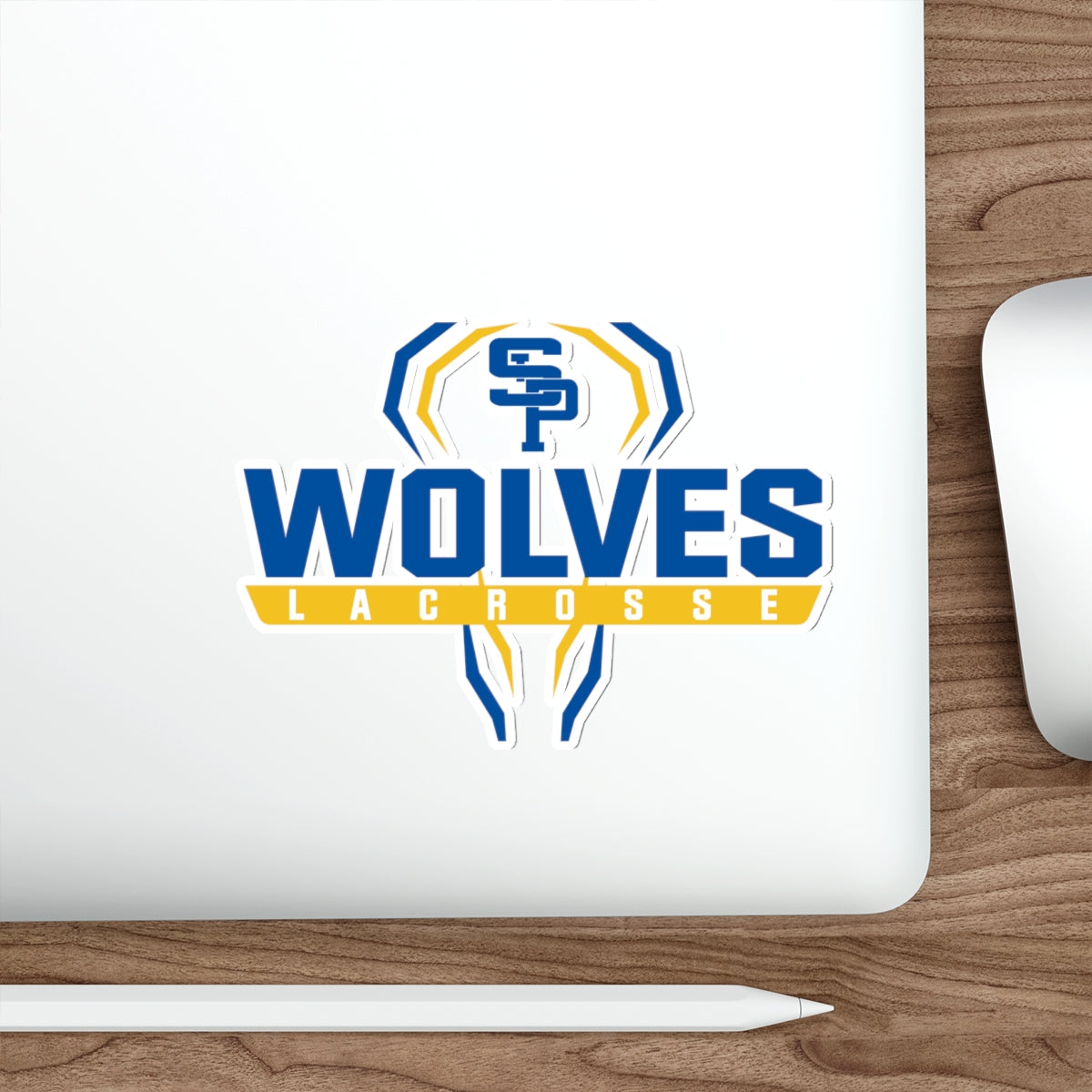 Saint Paul's Wolves Lacrosse Die Cut Stickers