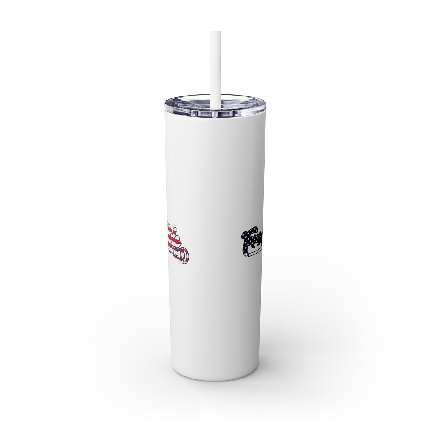 Freestyle Lacrosse Skinny Tumbler with Straw (20oz)