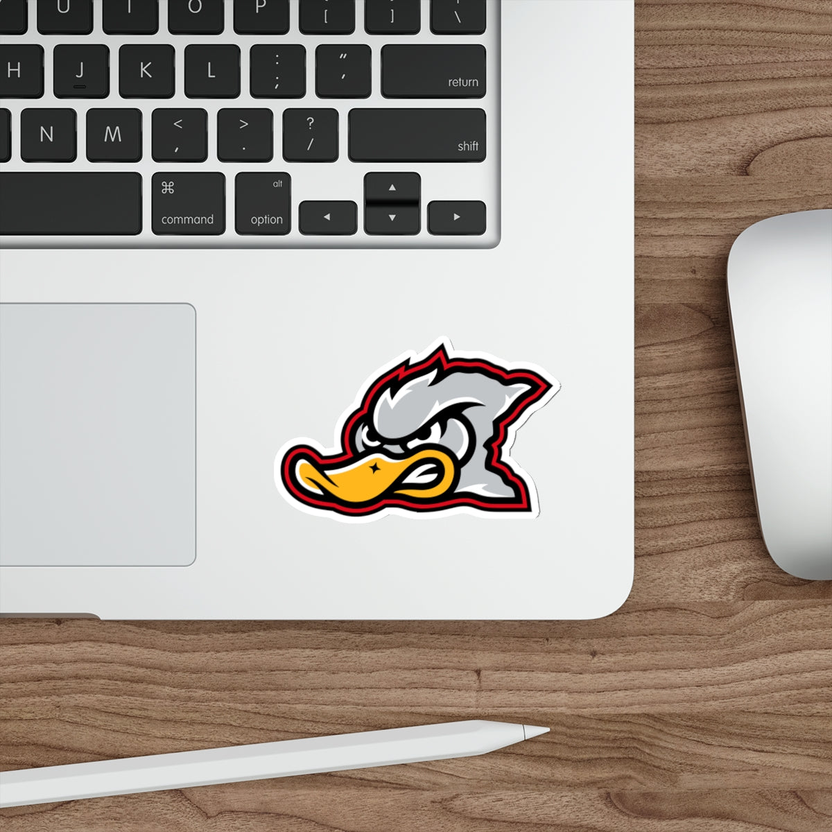 Grey Duck Lacrosse Die-Cut Sticker
