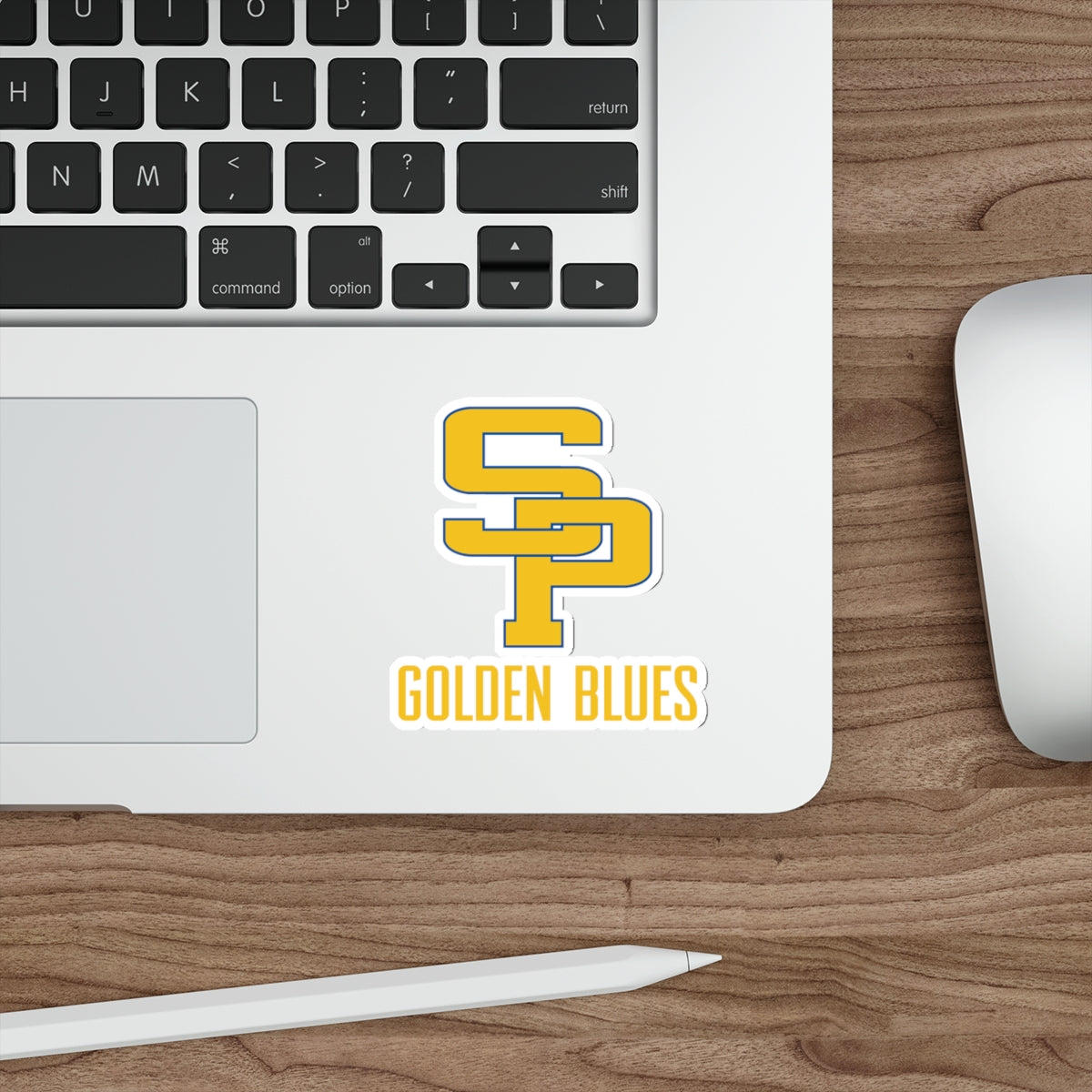 St Paul's Golden Blues Die Cut Stickers