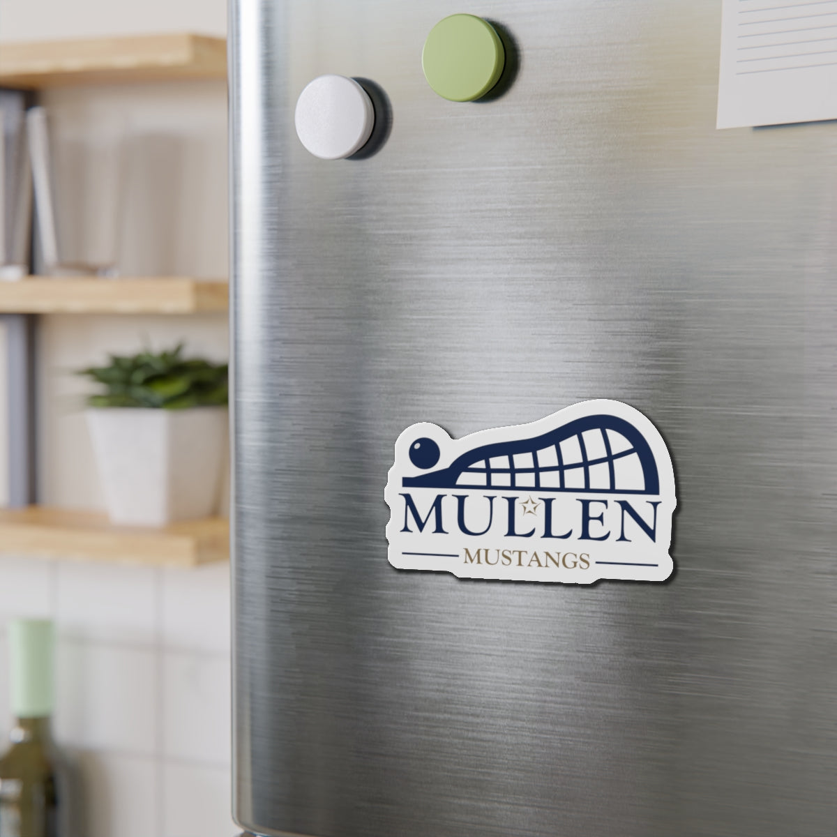 Mullen Lacrosse Die-Cut Magnet