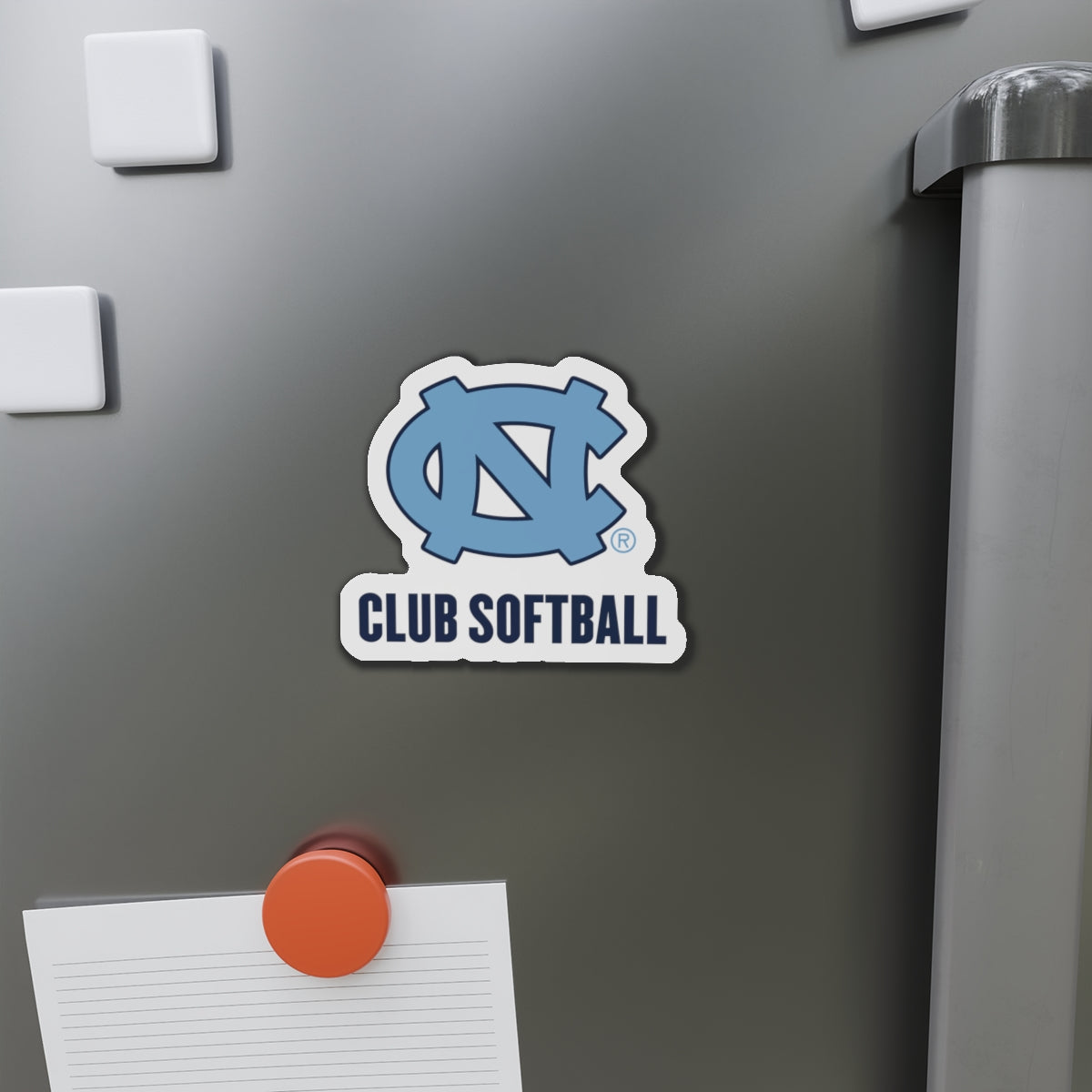 UNC Club Softball Die Cut Magnet