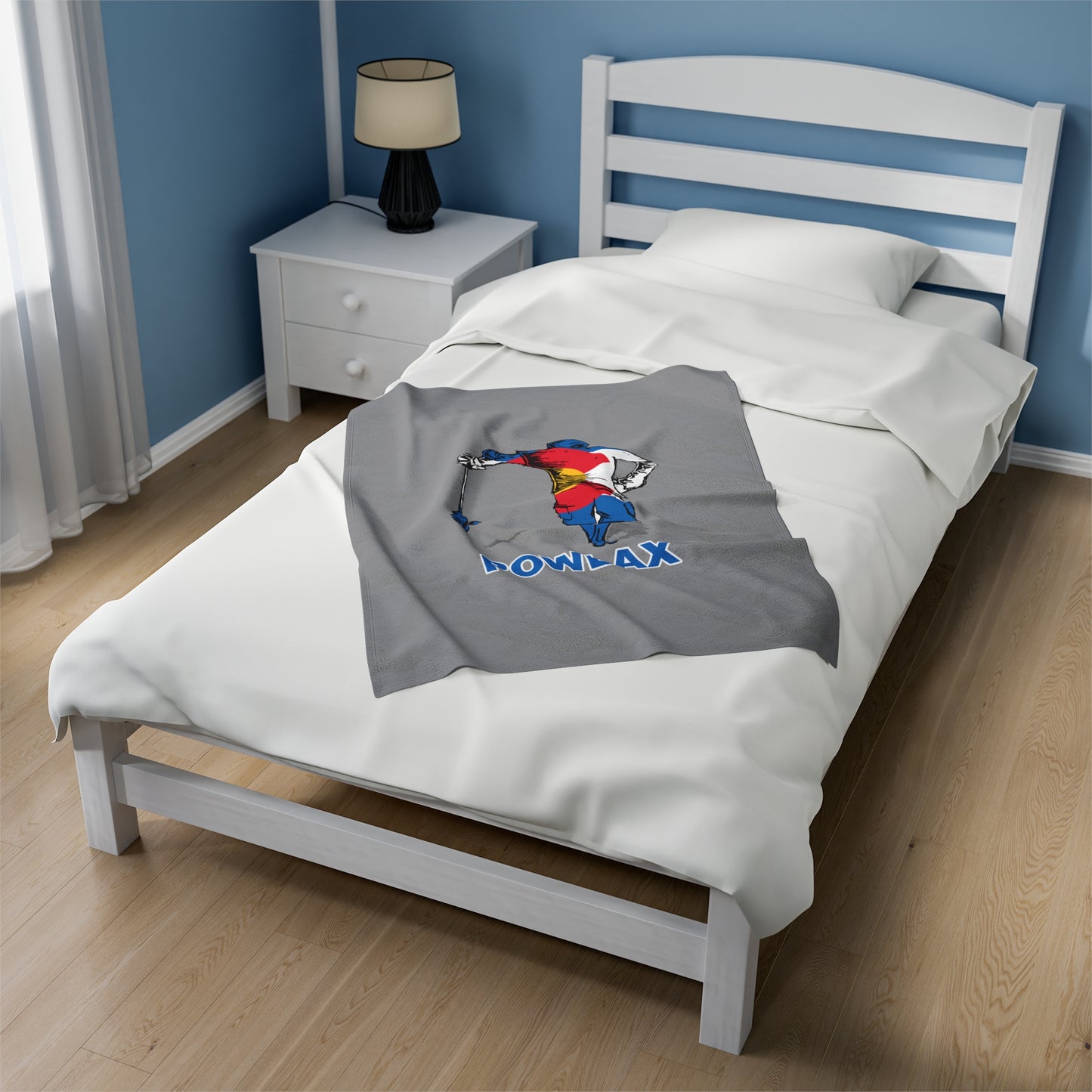 POWLAX Velveteen Plush Blanket