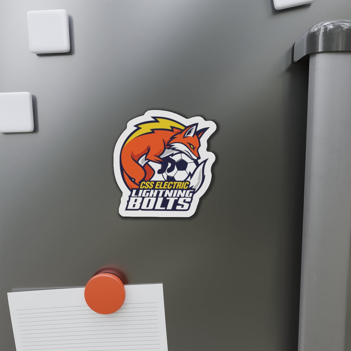 Lightning Bolts Die-Cut Magnet