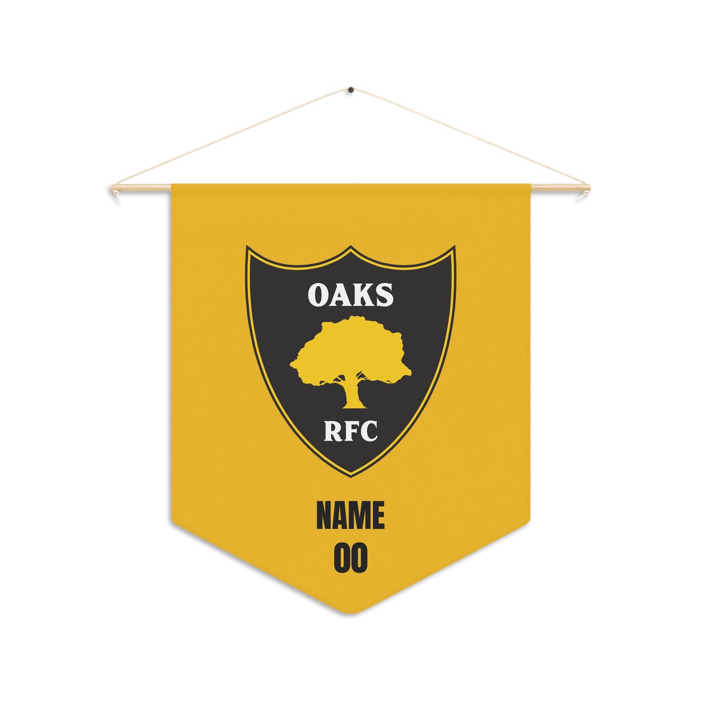 Personalizable - Danville Oaks Rugby Pennant