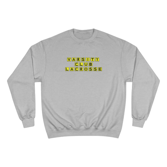 Adult Varsity Club Lacrosse Champion Crewneck - Waffle