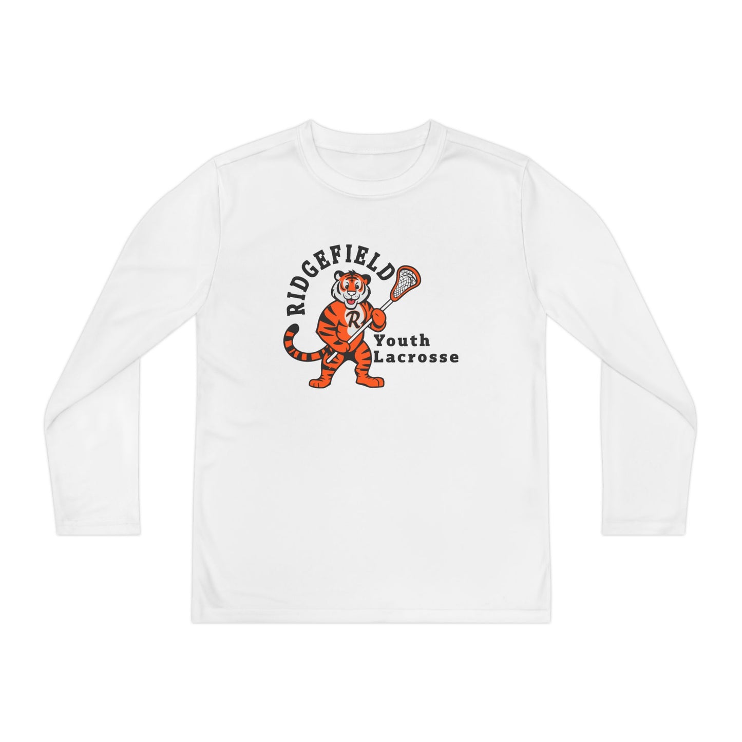 Youth Ridgefield Lacrosse Sport-Tek Performance Long Sleeve Shirt