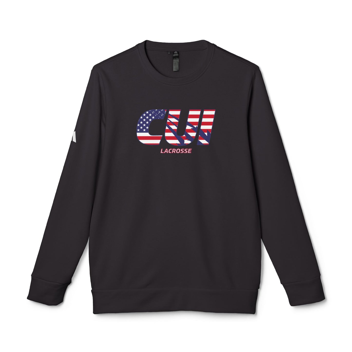 Adult CUI Lacrosse Adidas Fleece Crewneck Sweatshirt