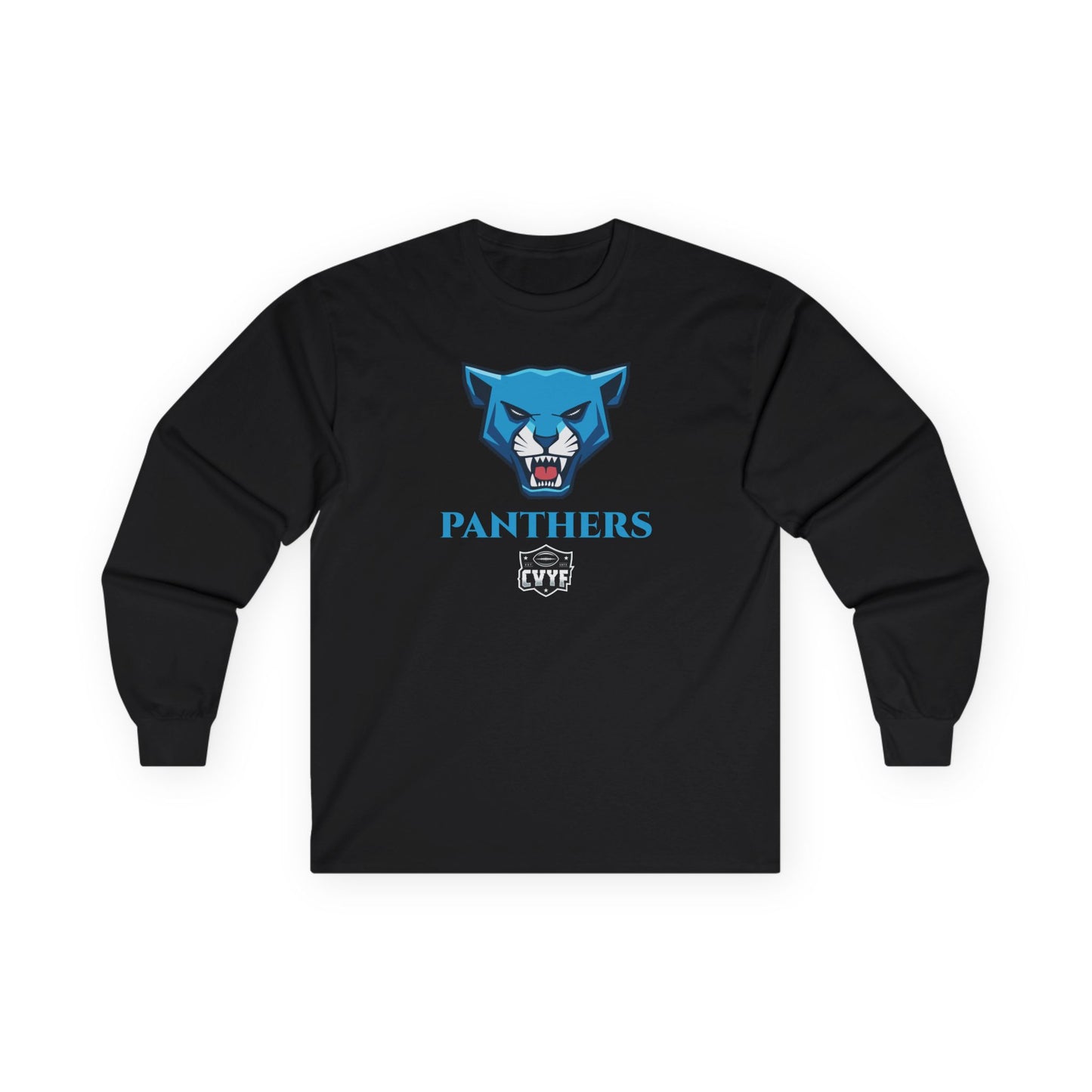 Adult Panthers Gildan Ultra Cotton Long Sleeve