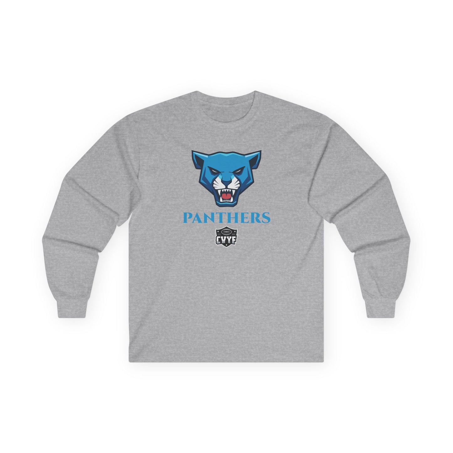 Adult Panthers Gildan Ultra Cotton Long Sleeve