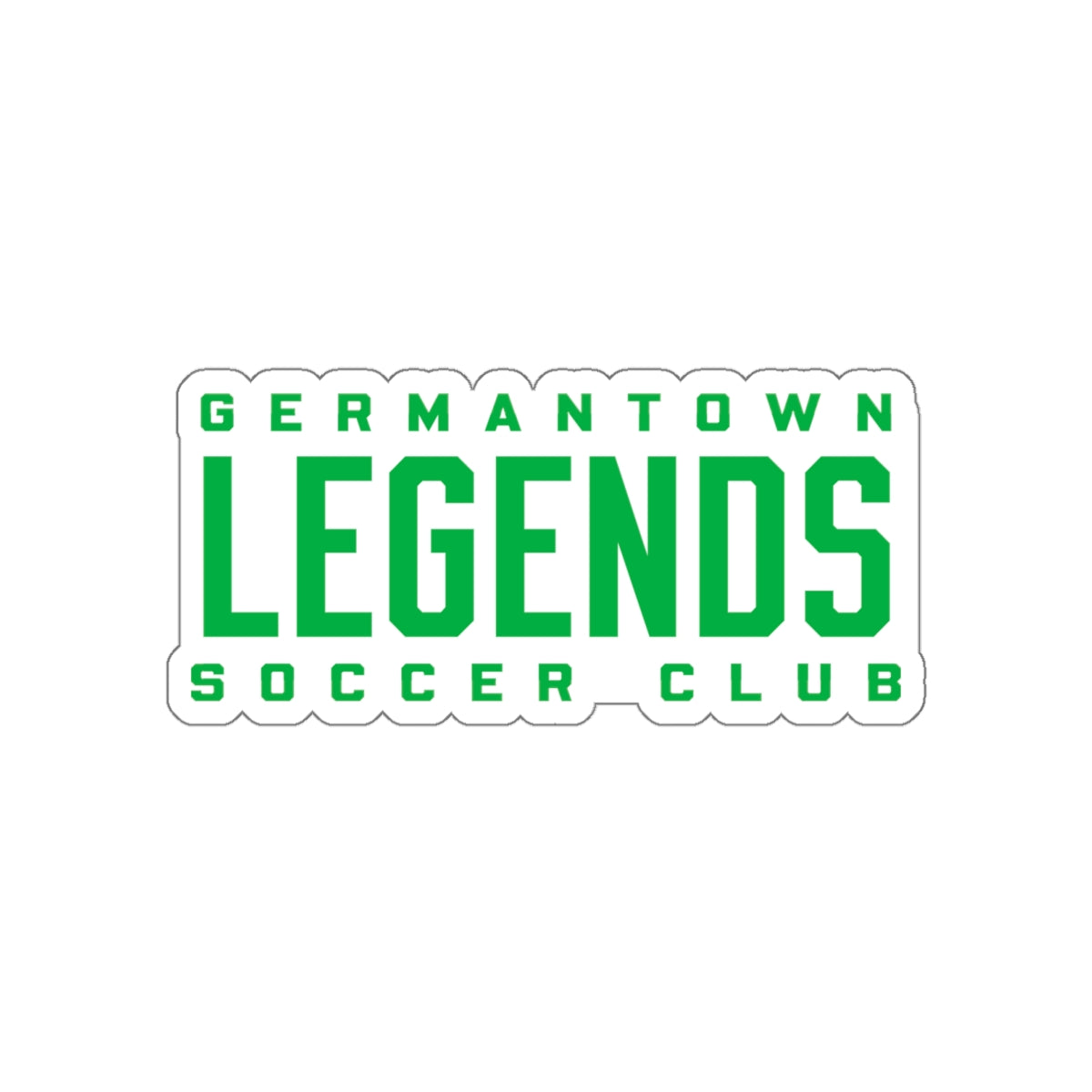 Germantown Legends Die-Cut Sticker