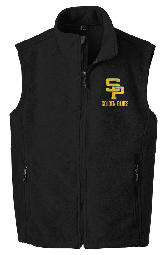 Adult St Paul's Golden Blue Port Authority Fleece Vest