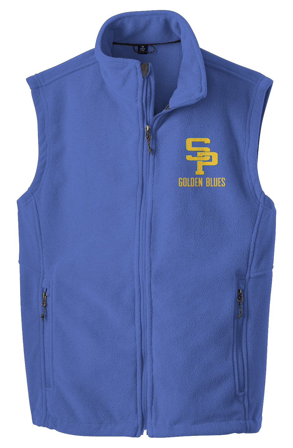 Adult St Paul's Golden Blue Port Authority Fleece Vest