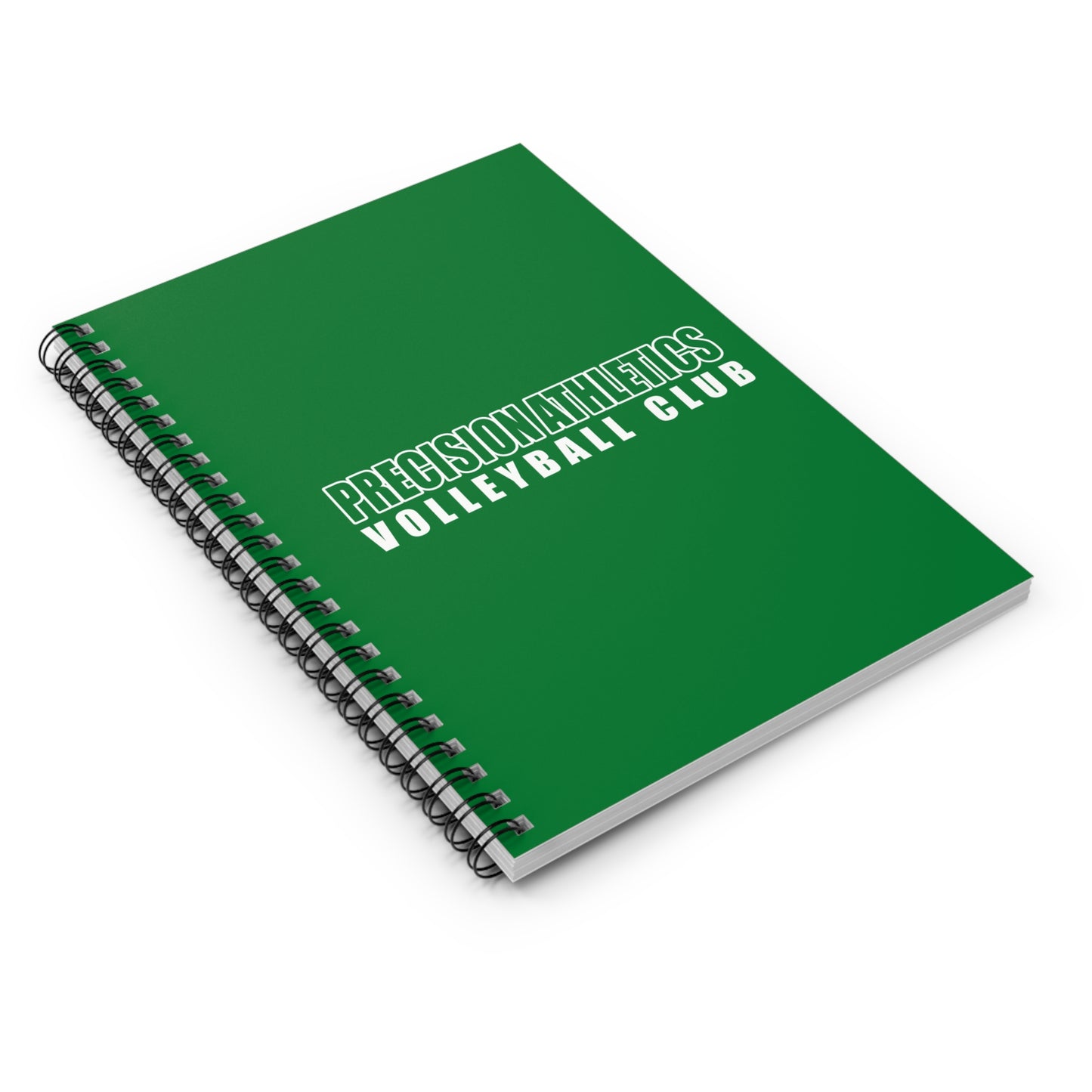 Precision Volleyball Spiral Notebook - Ruled Line (8" x 6")