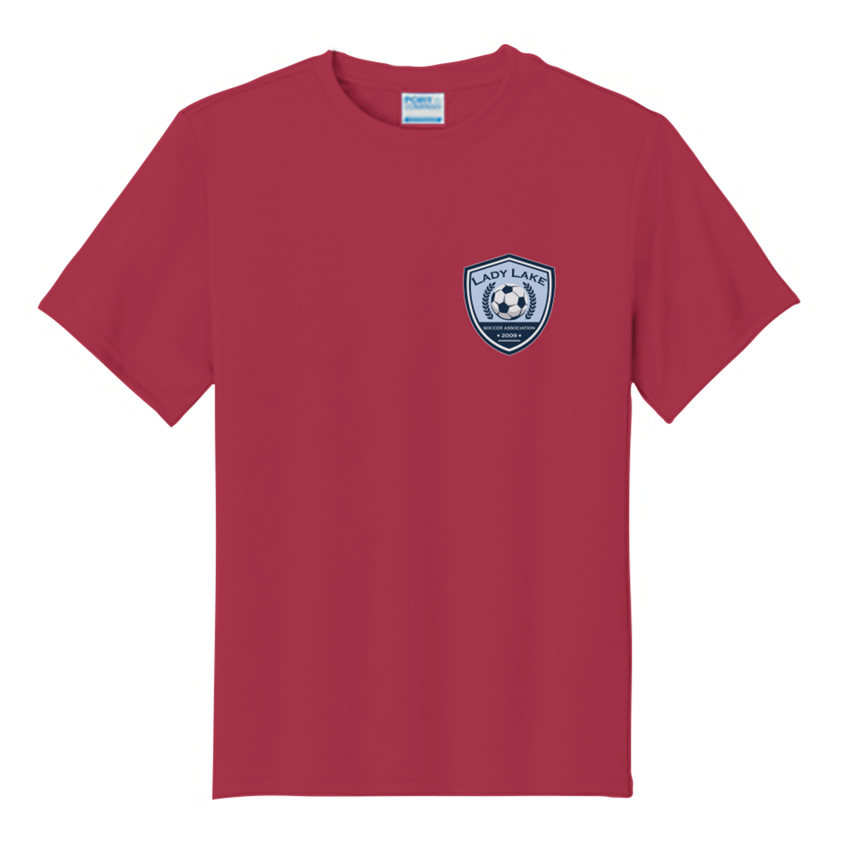 Youth Lady Lake Soccer Association Performance T-Shirt