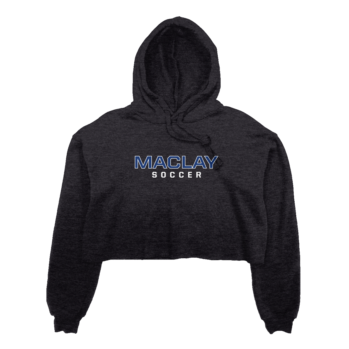 Women's Maclay Soccer Bella + Canvas Cropped Hoodie