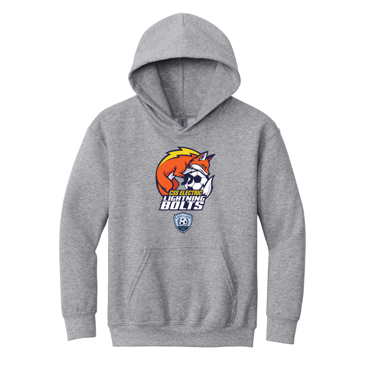 Youth Lightning Bolts Gildan Hoodie