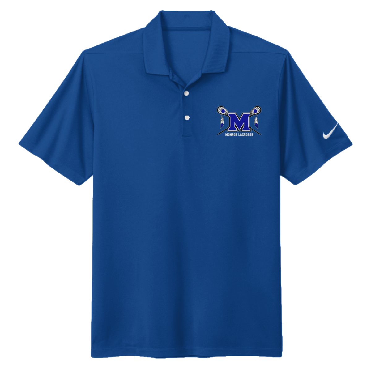 Adult Braves Nike Dri-FIT Micro Pique 2.0 Polo
