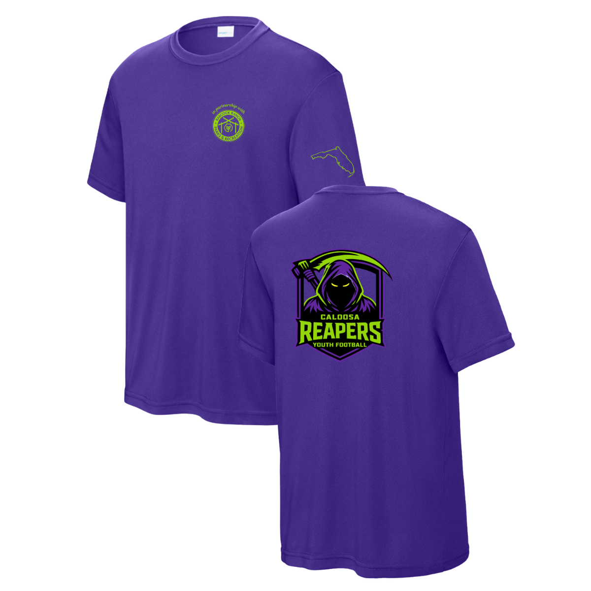 Youth Caloosa Reapers Sport-Tek Performance Shirt