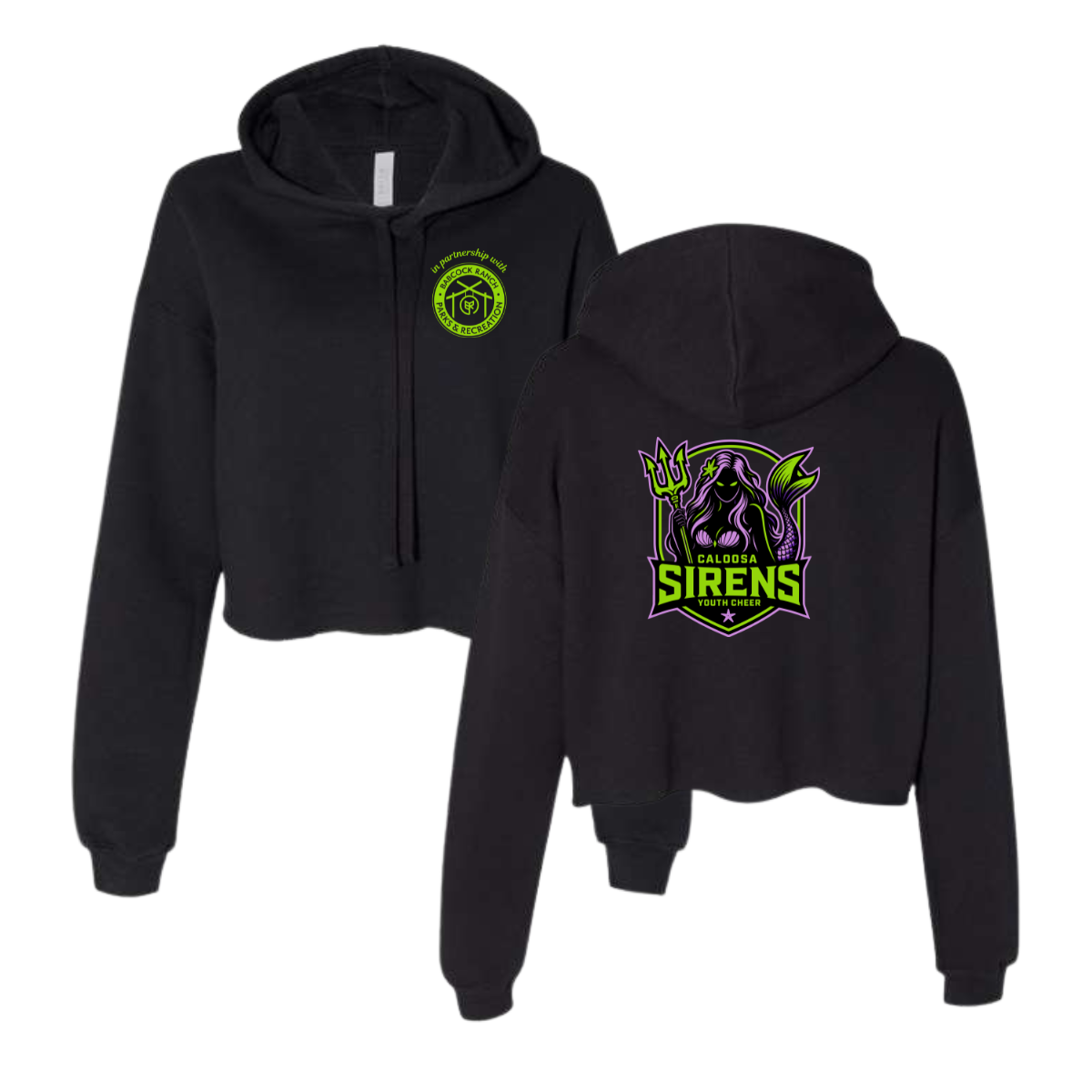 Women's Caloosa Reapers Bella + Canvas Cropped Hoodie