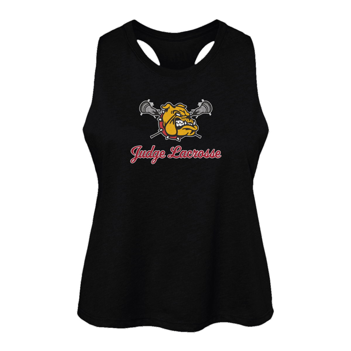 Women's Judge Lax Racerback Cropped Tank