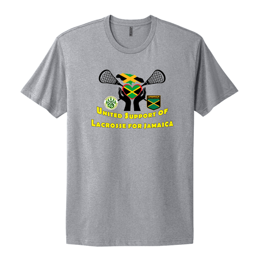 Adult Jamaica Lacrosse Next Level Cotton T-Shirt