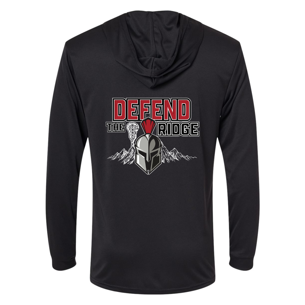 Adult  Mountain Ridge Sentinels Lacrosse Paragon Bahama Sun Hoodie