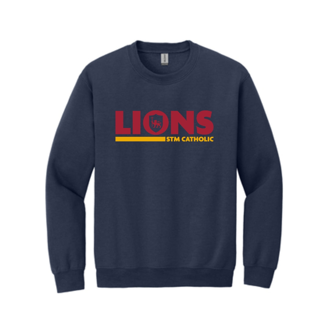 PERSONALIZED - Adult STM Catholic Gildan Crewneck Sweatshirt