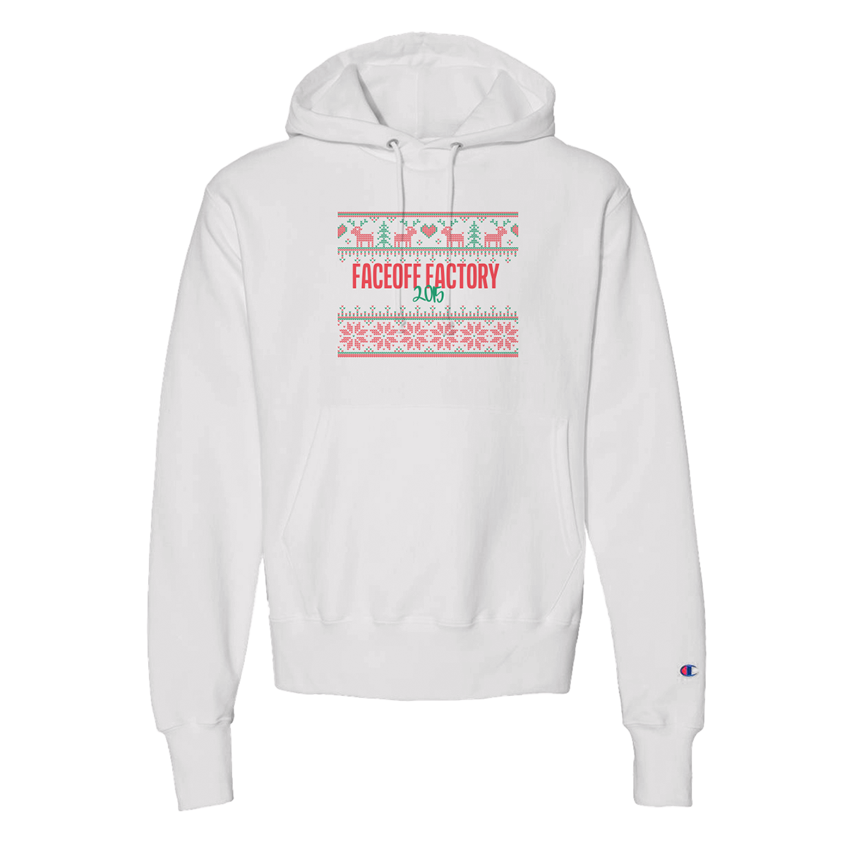 Adult Faceoff Factory Champion Reverse Weave Hoodie
