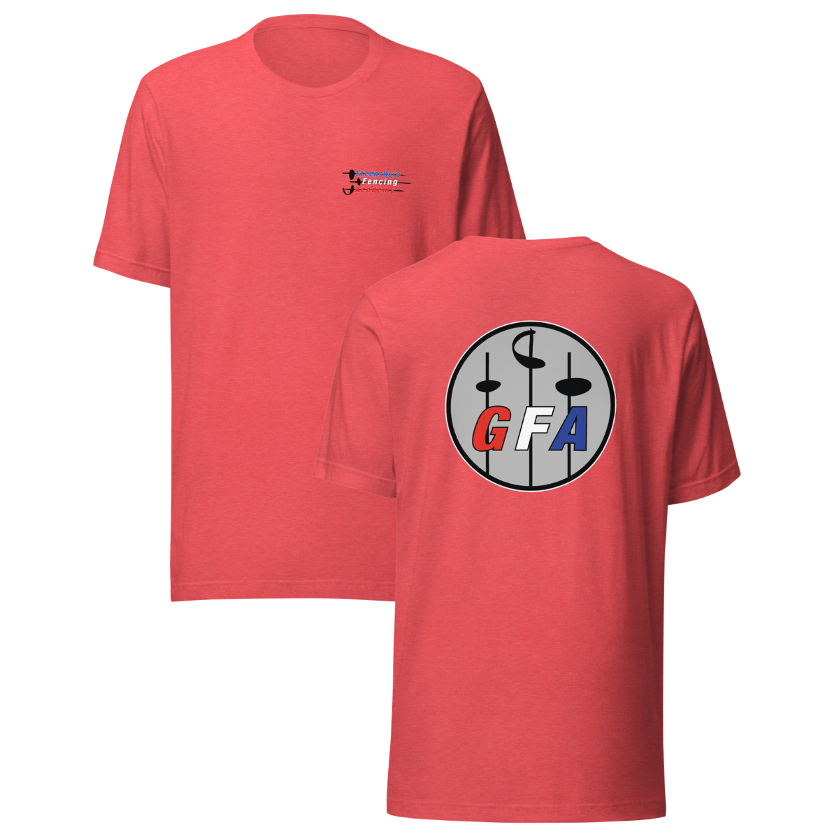 Adult Greensboro Fencing Academy Bella + Canvas Cotton Jersey T-Shirt