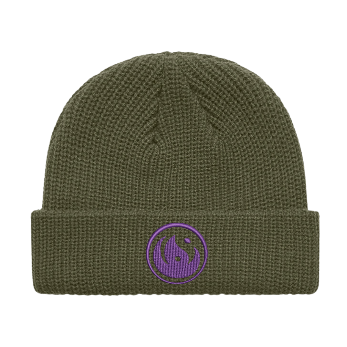 Fisherman Beanie - Purple Logo