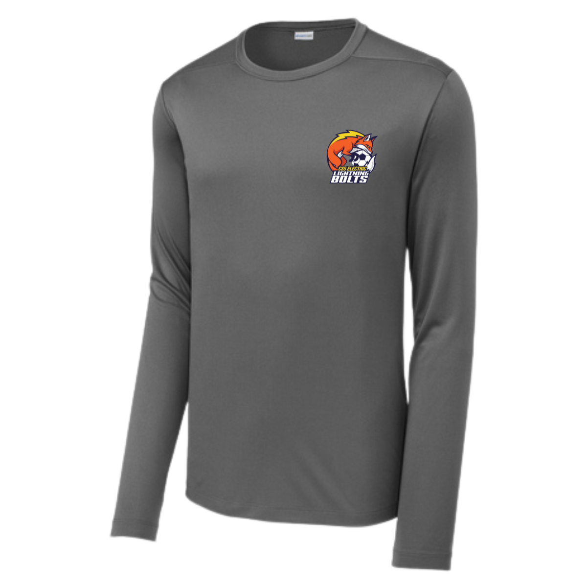 Adult Lightning Bolts Sport-Tek Posi UV Pro LS Tee