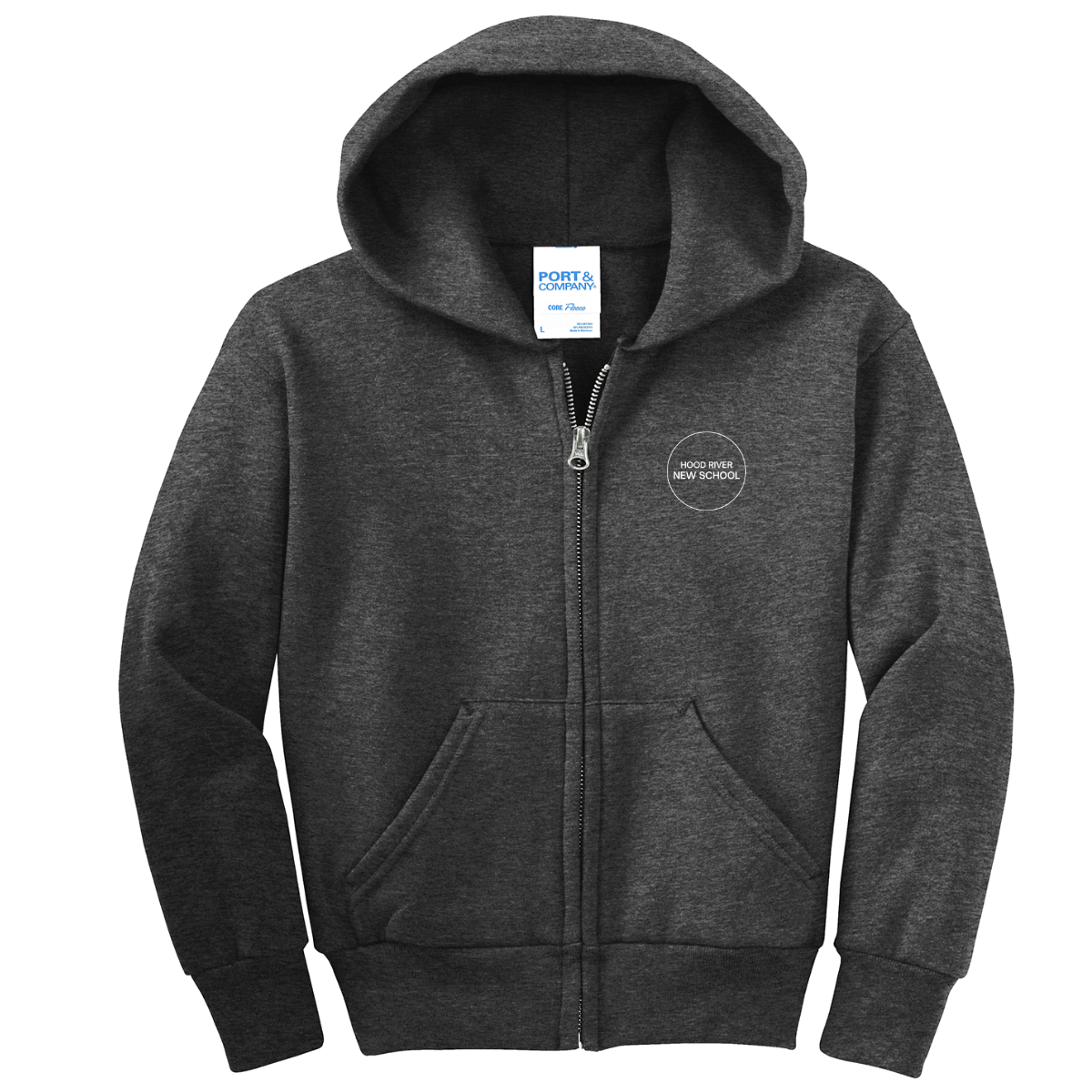 Youth Hood River New School Full Zip Fleece Hoodie