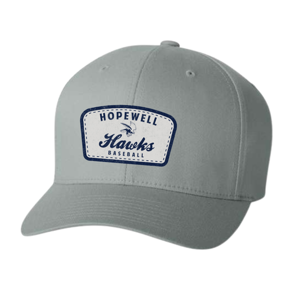 Hopewell Hawks Flexfit Fitted Baseball Hat