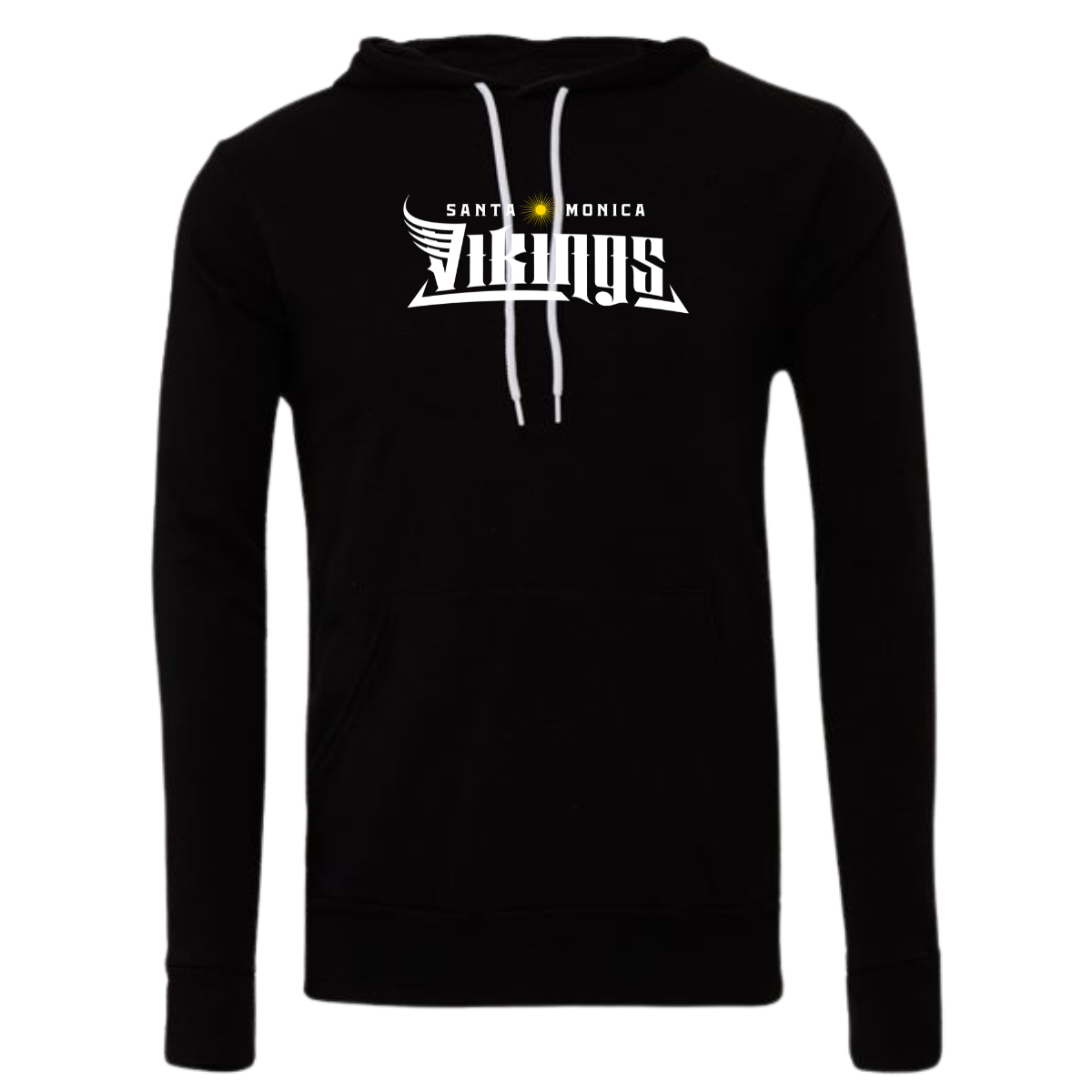Adult Santa Monica Vikings Bella + Canvas Sponge Fleece Pullover Hoodie