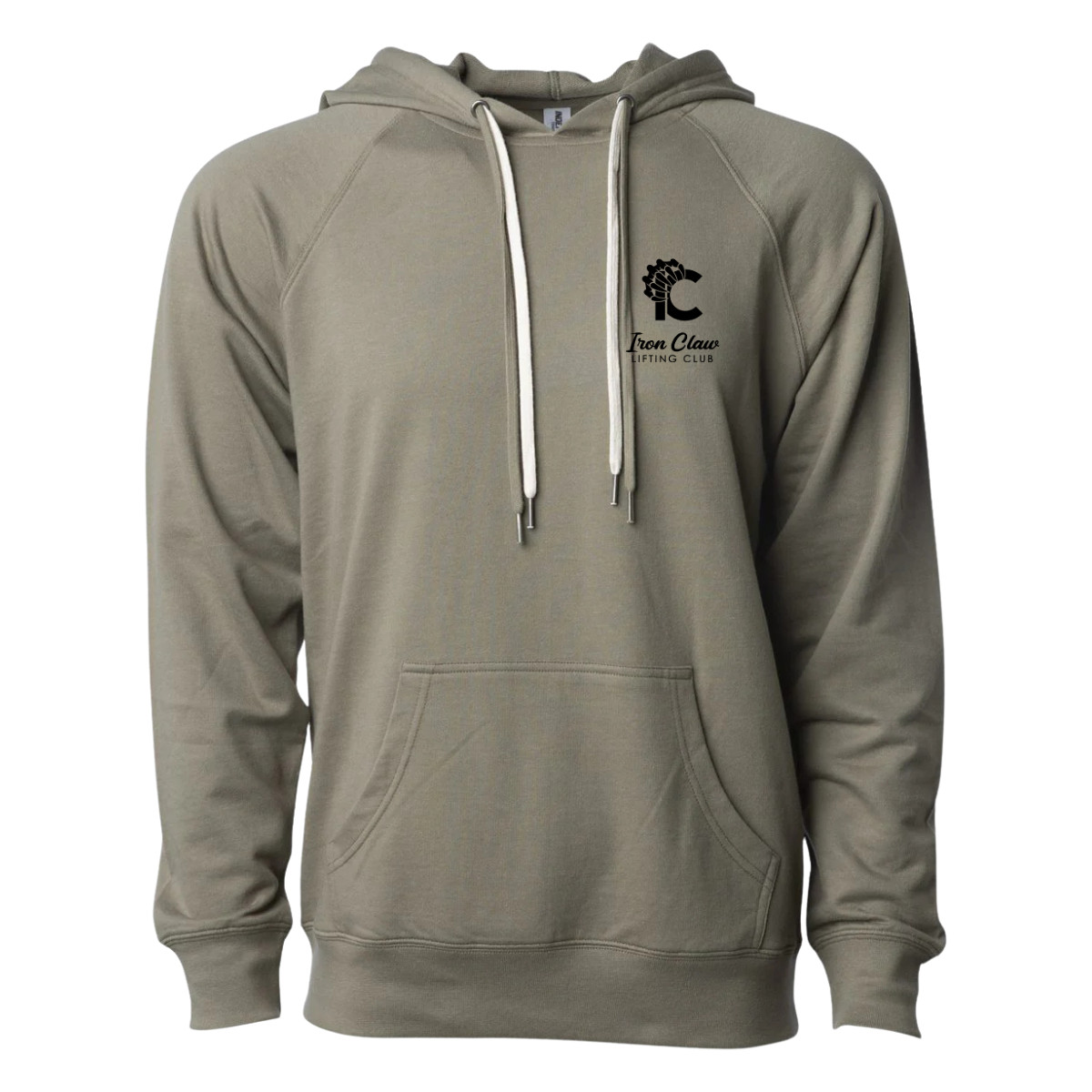 Adult Iron Claw Icon Loopback Terry Hooded Sweatshirt